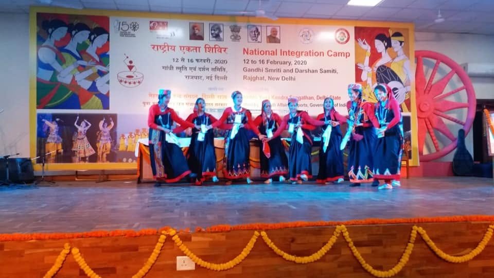 National Integration Camp cultural performance